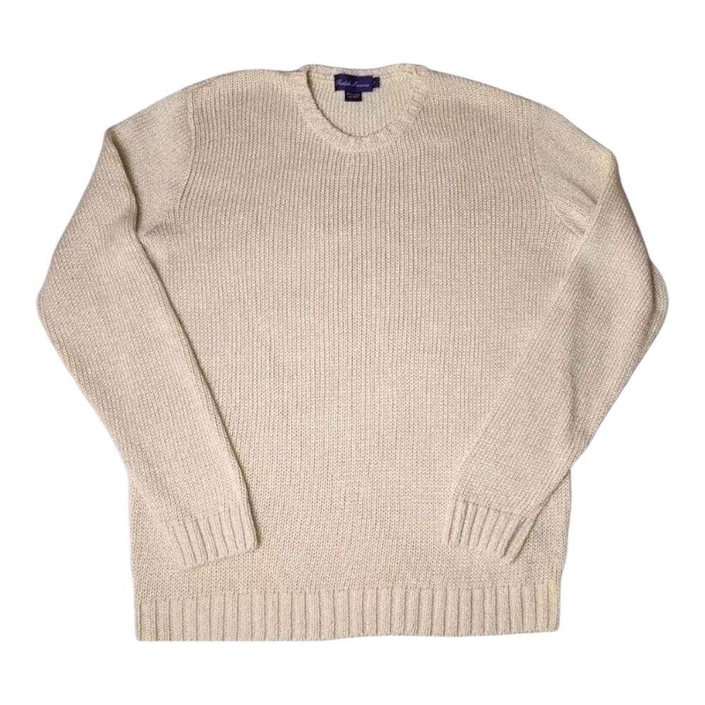 Ralph Lauren Men's Classic Cream Sweater